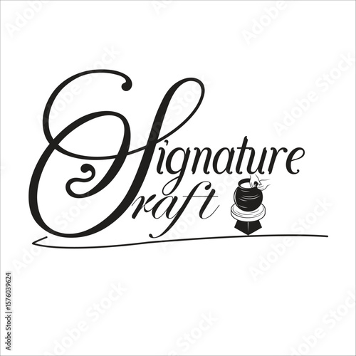 Signature craft logo icon