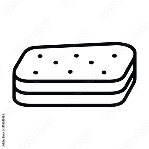 French toast colouring book pages for children and adults with vector design