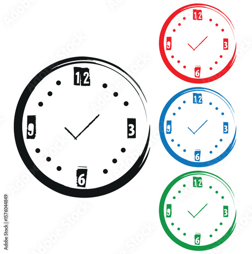 Clock,A simple wall clock with 