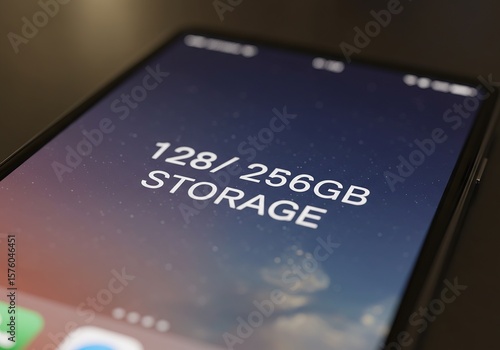 Modern Smartphone Displaying 