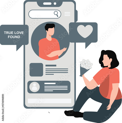 Girl found true love.