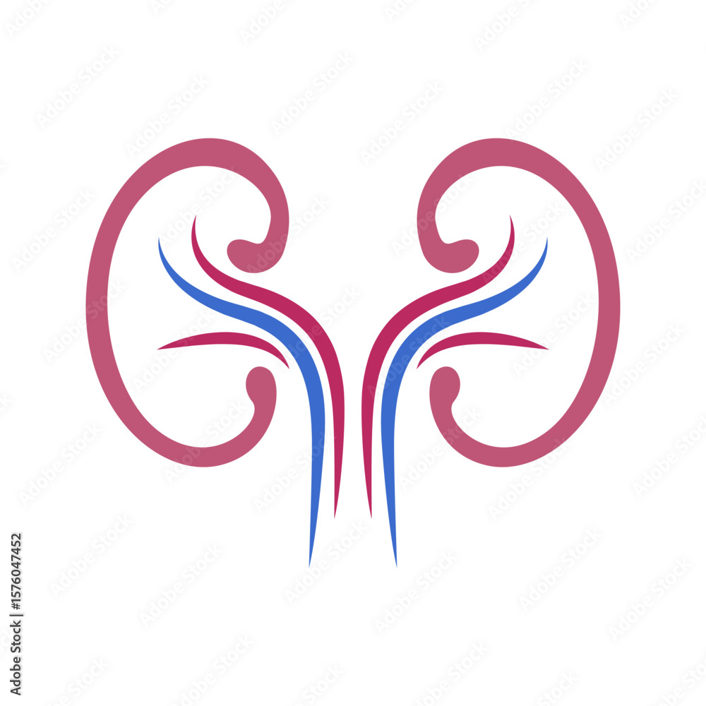Kidney logo icon design Kidney logo icon design