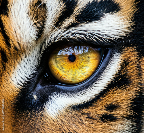 close up of a tiger