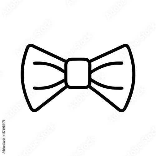 Bow-tie  flat icon for apps and websites