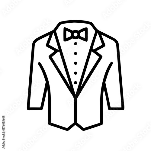 Tuxedo  flat icon for apps and websites