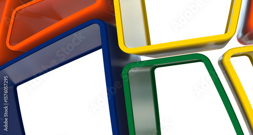 Mosaic triangular low poly ...