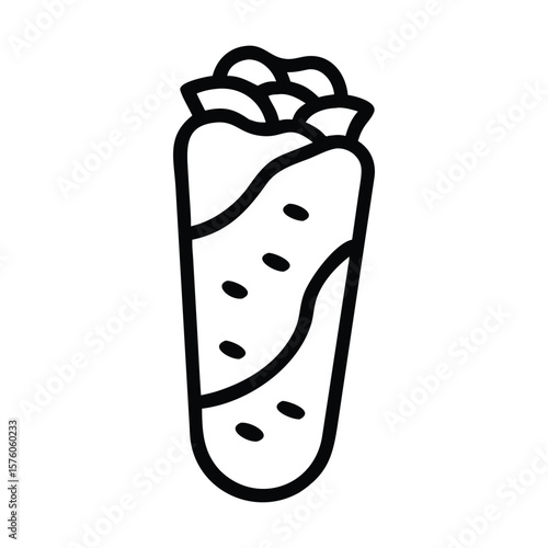 Crepe icon set french pancake vector symbol chocolate crepe