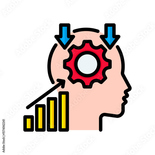 Inference lineal color icon