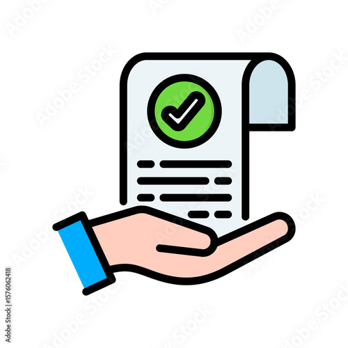 Conclusion lineal color icon