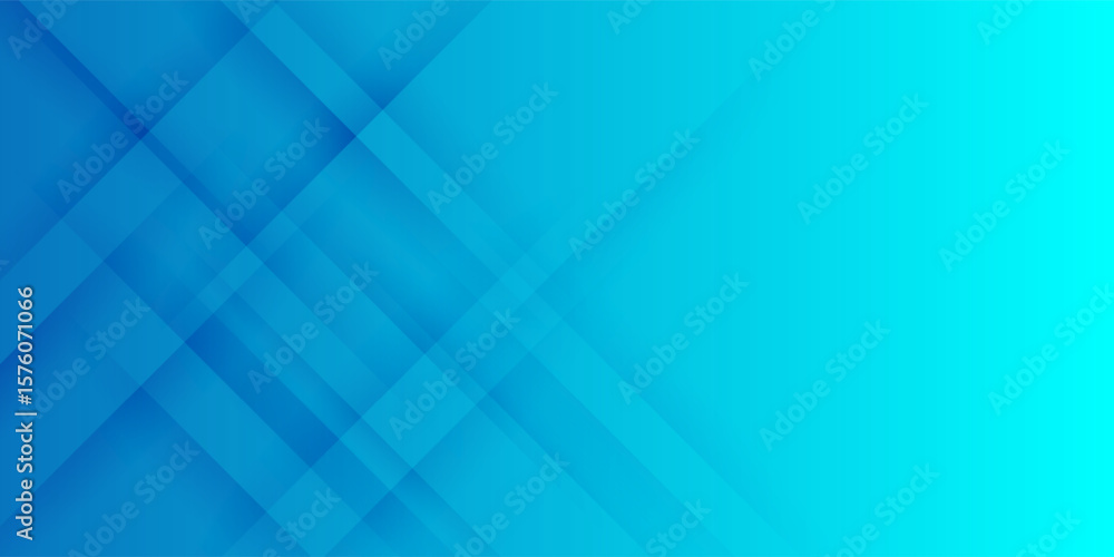 Obraz premium Gradient background with diagonal lines. Blue backdrop with lines with shadows. Modern abstract vector design template