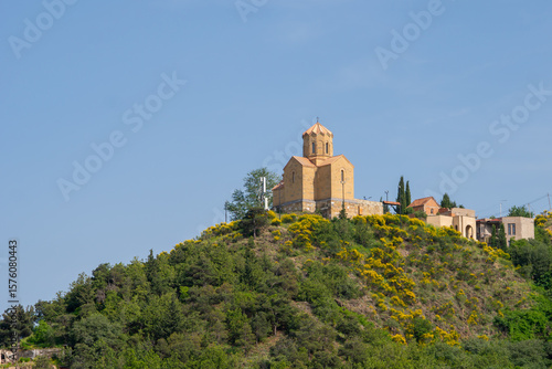 Konstfotografi Tabor Monastery of the Transfiguration in Tbilisi. Travel
