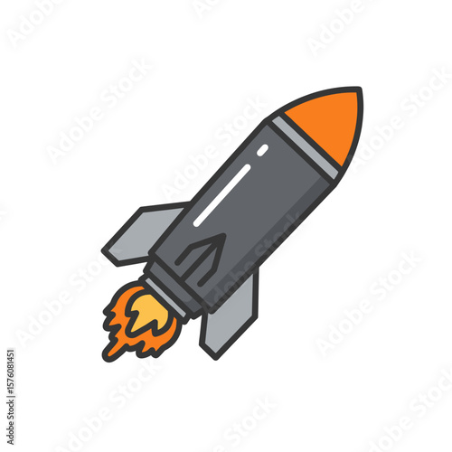 Ballistic Missile Icon
