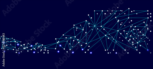 Intricate Web of  Optic Cables Transmitting Data Signals optic cables