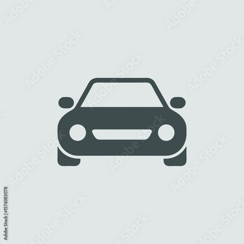 A minimalistic car icon perfect for logos, app icons, websites, and carrelated designs. Ideal for automotive industry businesses.