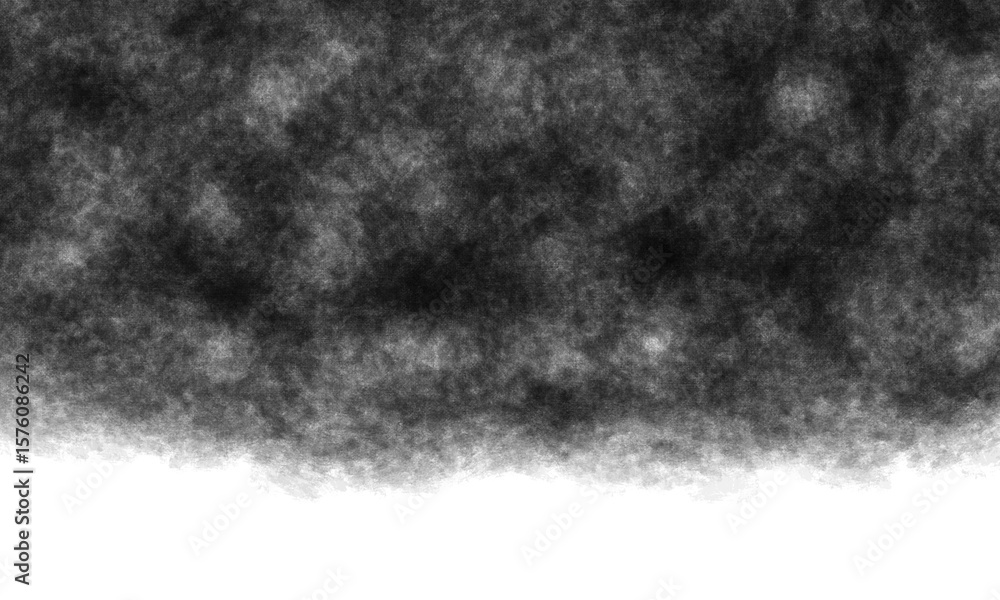 Fototapeta premium どんより雨雲背景 透過