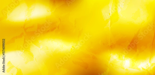 Shiny Golden Rich Background with Smooth Gradient Texture and Soft Light Reflections in Horizontal Format. Yellow Shiny Crumpled Foil with Copy Space. Vector Illustration