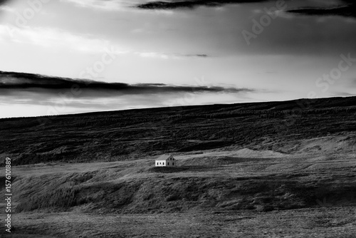 black and white landscape 