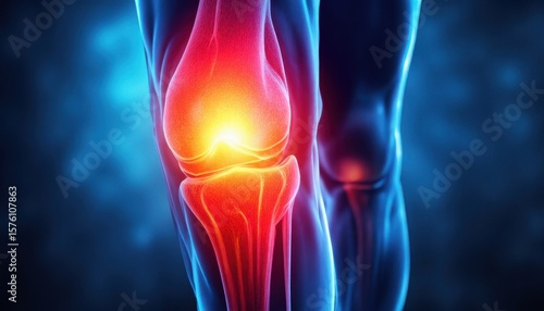 Knee pain relief techniques medical setting infographic clinical environment close-up view health awareness