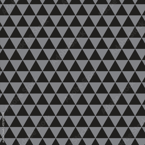 abstract black colour geomatry triangle pattern . with greay background . Vector illustration.