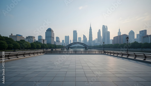 Wallpaper Mural Urban buildings, upward view, city scape, sunny day, architectural detail, potential use stock photography Torontodigital.ca