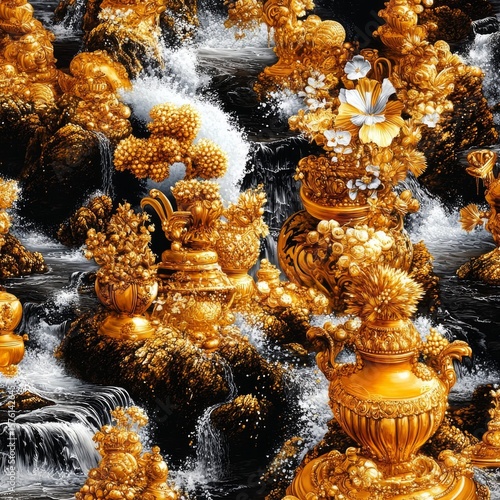 Golden Vessels and Waterfalls