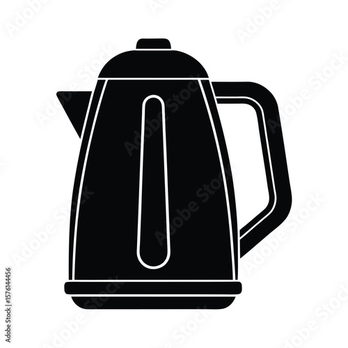 electric kettle vector illustration