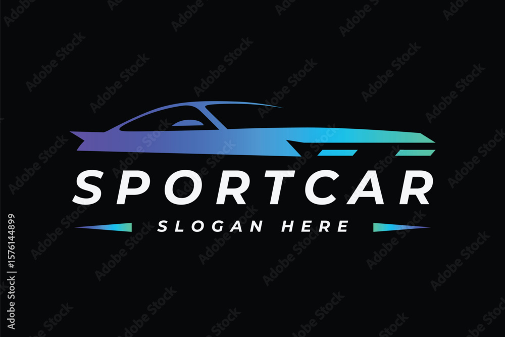 Obraz premium Sport Car Automotive Logo 