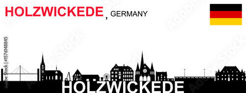 Holzwickede Skyline , Deutschland " NO AI "