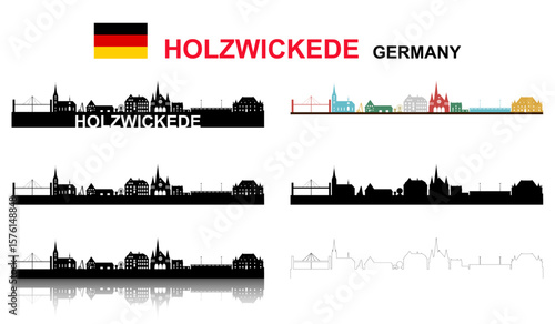 Holzwickede Skyline , Deutschland " NO AI "