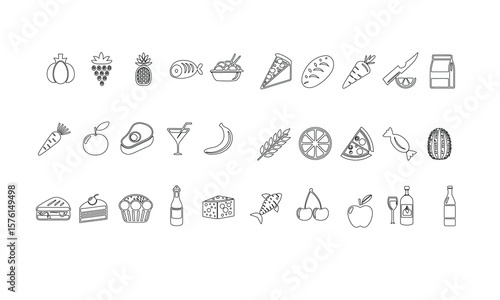 Grocery food icon