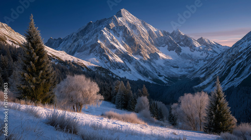 Golden Hour Winter Panorama of Tatra Mountains, Poland – Snow-Covered Peaks and Sunrise Fog in Alpine Landscape,tatra mountains, poland sunrise, winter panorama, snow covered peaks, golden hour landsc