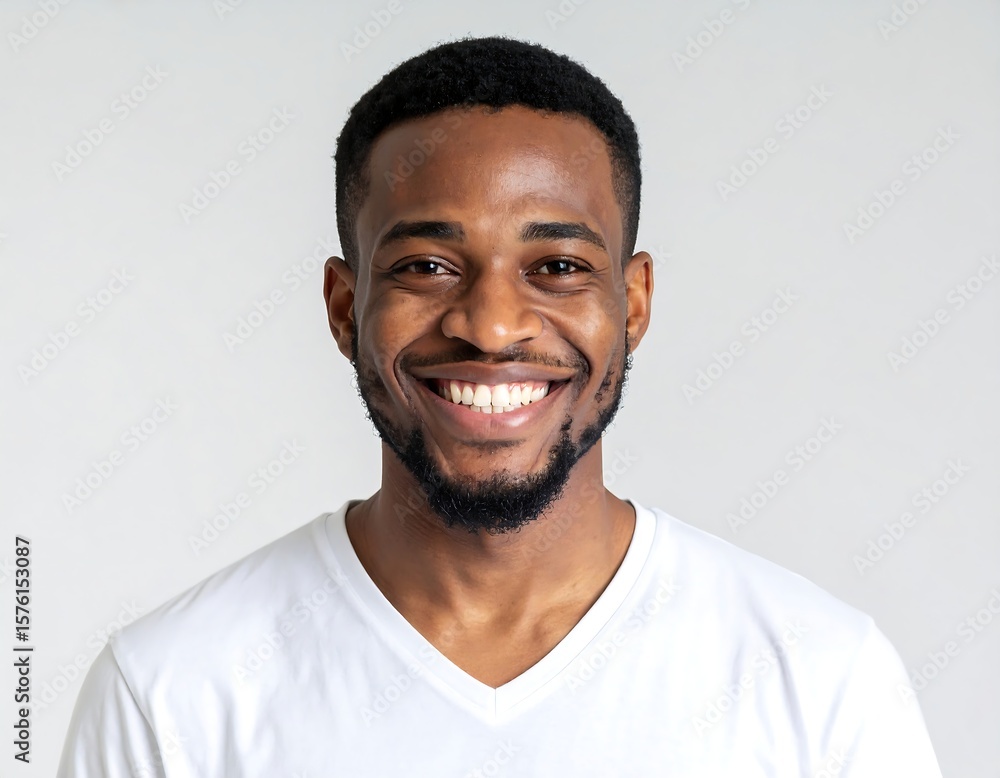 Obraz premium Happy man smiling