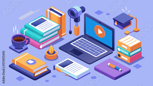 21 isometric online learning setup with webcam