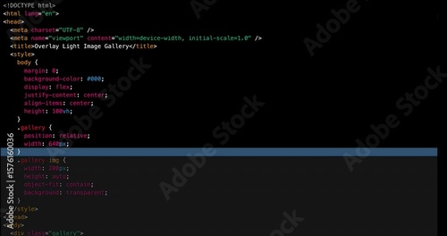 Wallpaper Mural AI is verifying code or programming for create web, on black background. Torontodigital.ca