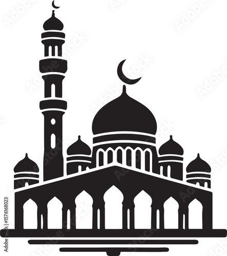 taj mahal vector illustration