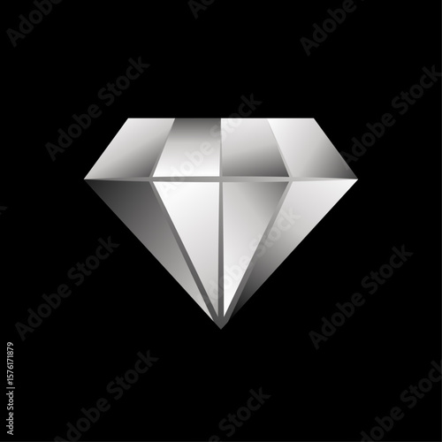 Sparkling Jewel of Elegance: A stunning and brilliant diamond, expertly crafted to radiate timeless beauty and luxury. This emblem of purity reflects both value and sophistication.