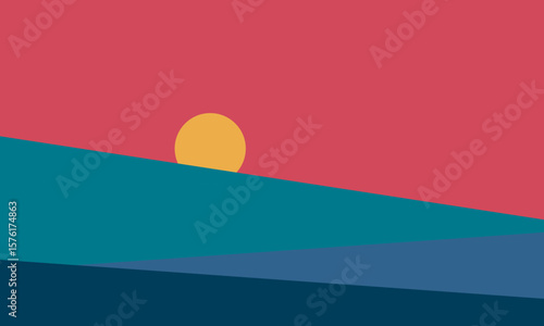 vector illustration of a rainbow