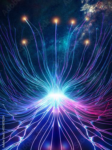 Wallpaper Mural Digital brain mapping with glowing synapses and neural circuits in a futuristic scientific design
 Torontodigital.ca