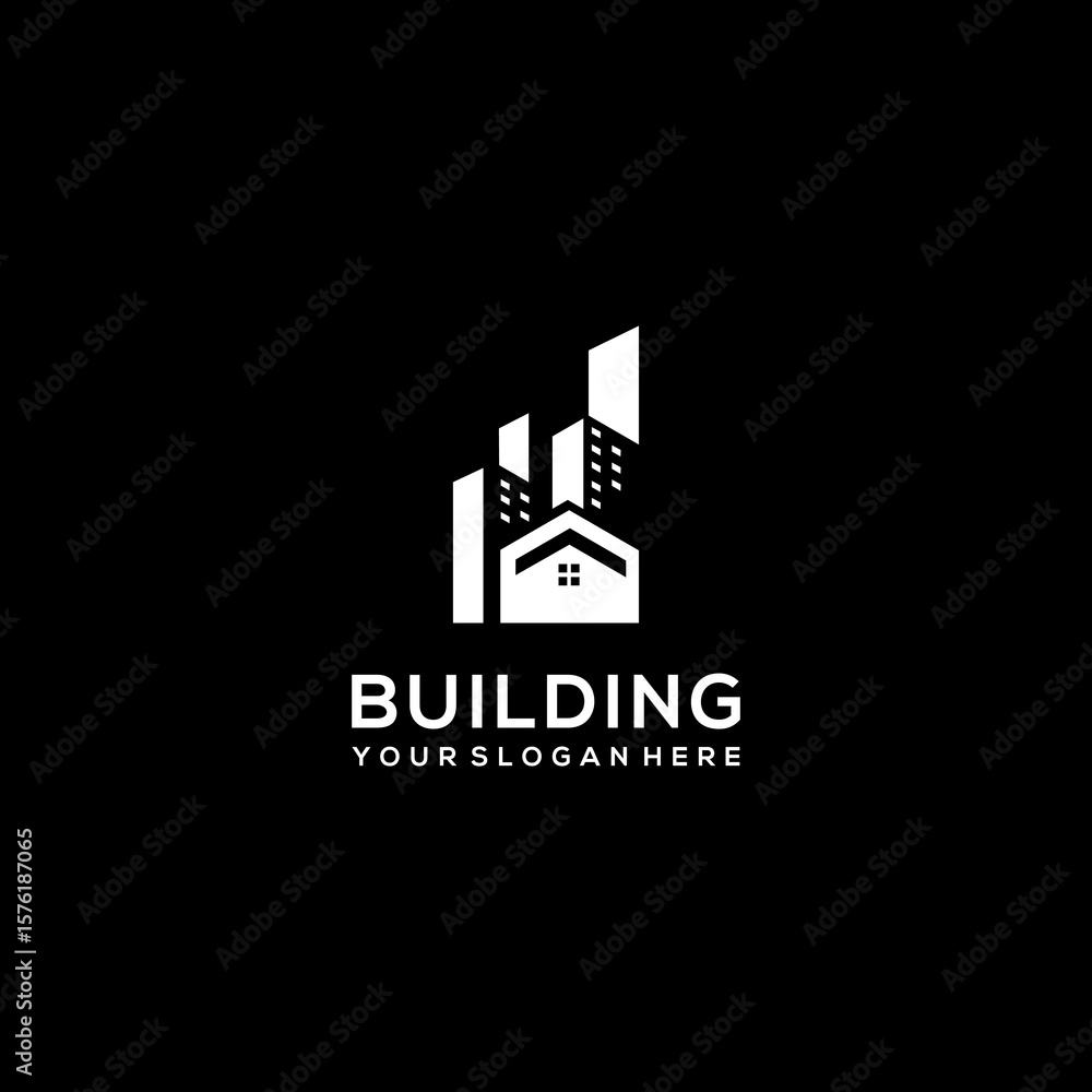 Fototapeta premium building logo design inspiration
