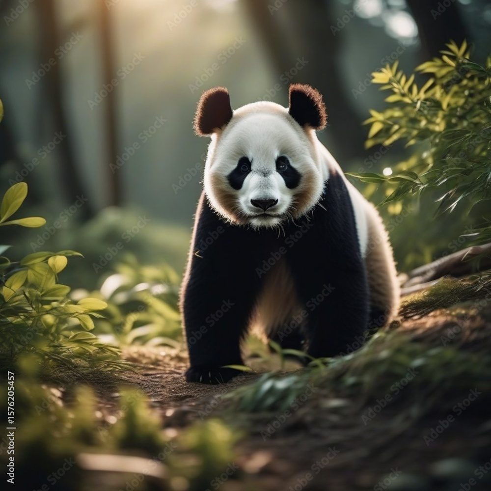 Obraz premium giant panda