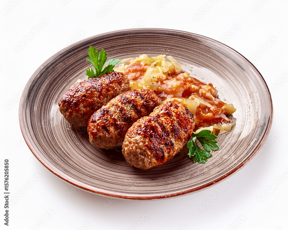 Delicious grilled and fried chicken wings with vegetables, a gourmet meat dish perfect for any meal Delicious grilled and fried chicken wings with vegetables, a gourmet meat dish perfect for any meal