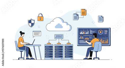 Cloud computing solutions for enhanced data management and business growth