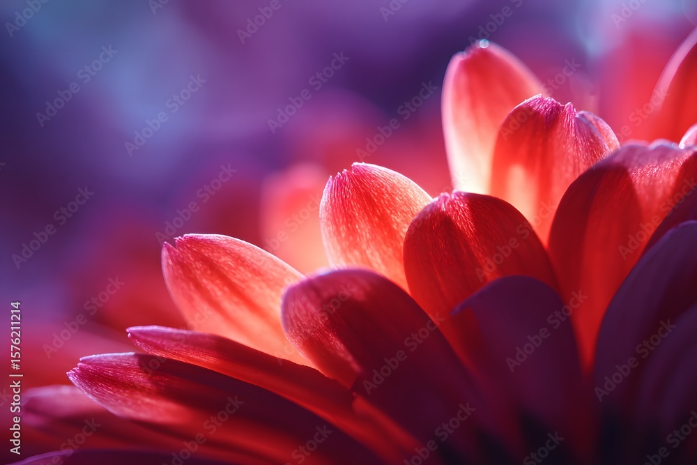 Fototapeta premium Beautiful Flower Detail Wallpaper in Horizontal Format