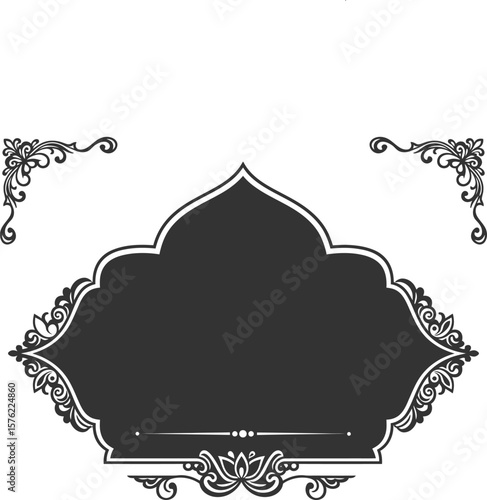 Opulent Floral Ornament Layout.