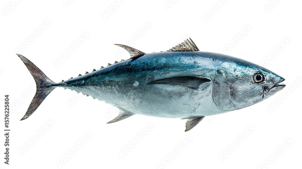 Fototapeta premium tuna fish, isolated, transparent, png, background, cutout