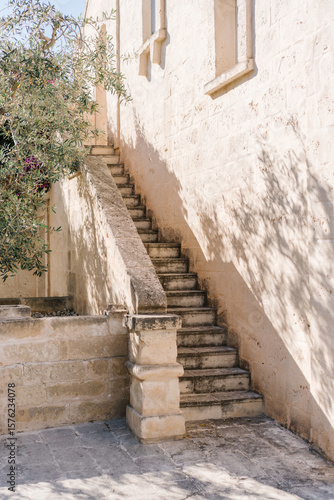 Fototapeta Naklejka Na Ścianę i Meble -  narrow street in the old town of rhodes greece
