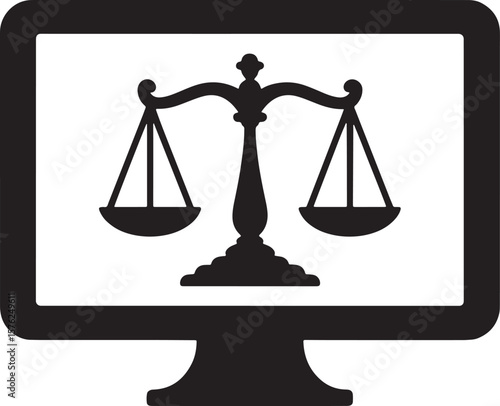Scales of Justice Law Legal System Balance Judgment Authority