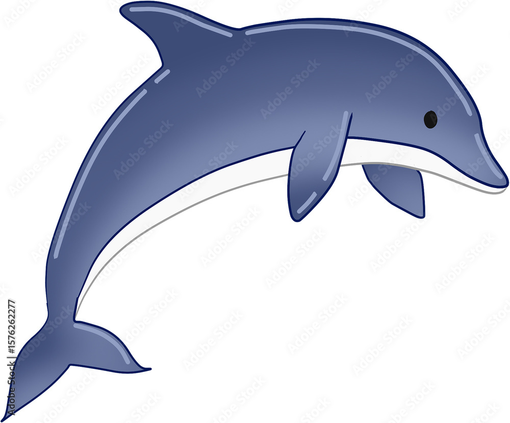 Obraz premium dolphin vector illustration