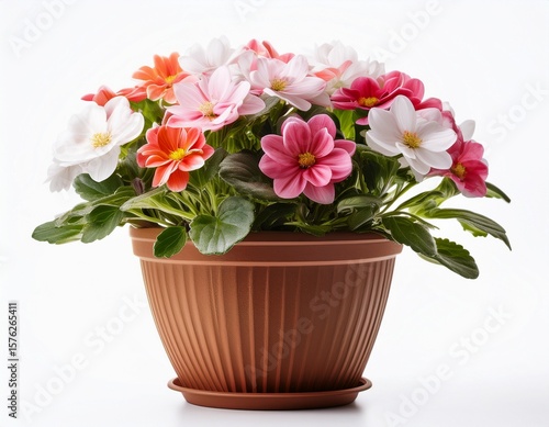 Wallpaper Mural flower pot on white background Torontodigital.ca