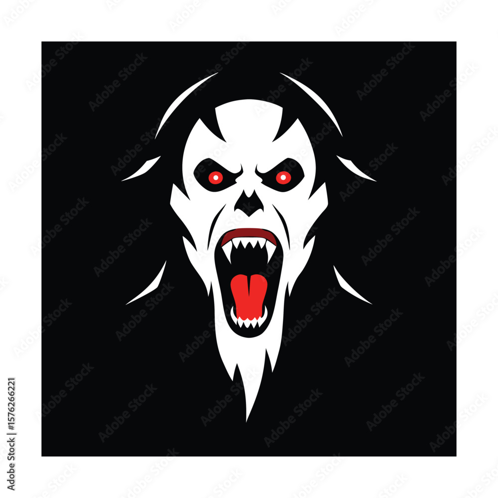 Fototapeta premium Fanged monster